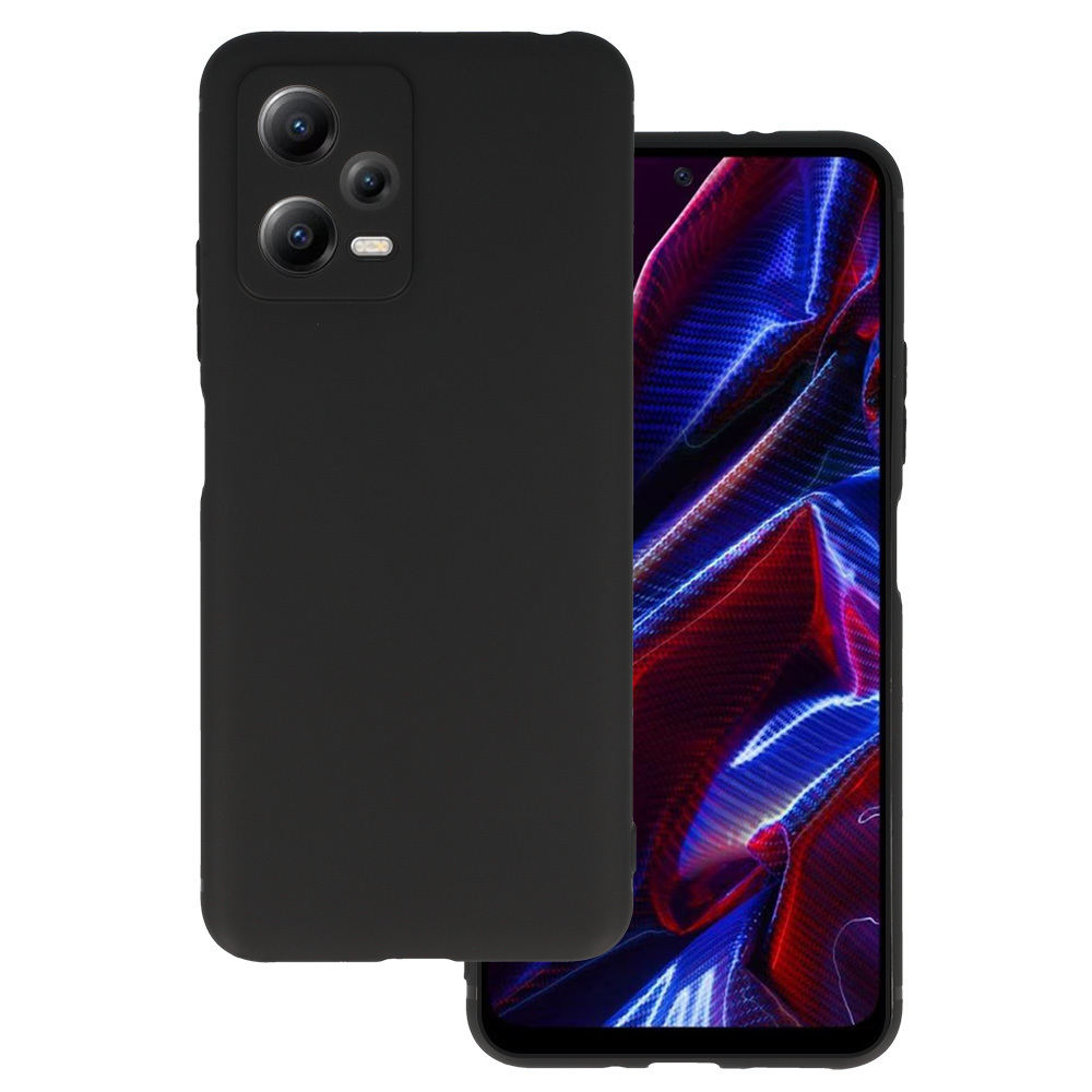 Back Case Matt XIAOMI REDMI NOTE 12 5G/POCO X5:lle musta