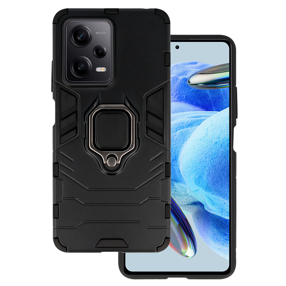 Ring Armor Suojakuori Xiaomi Redmi Note 12 Pro 5G/Poco X5 Pro:lle musta