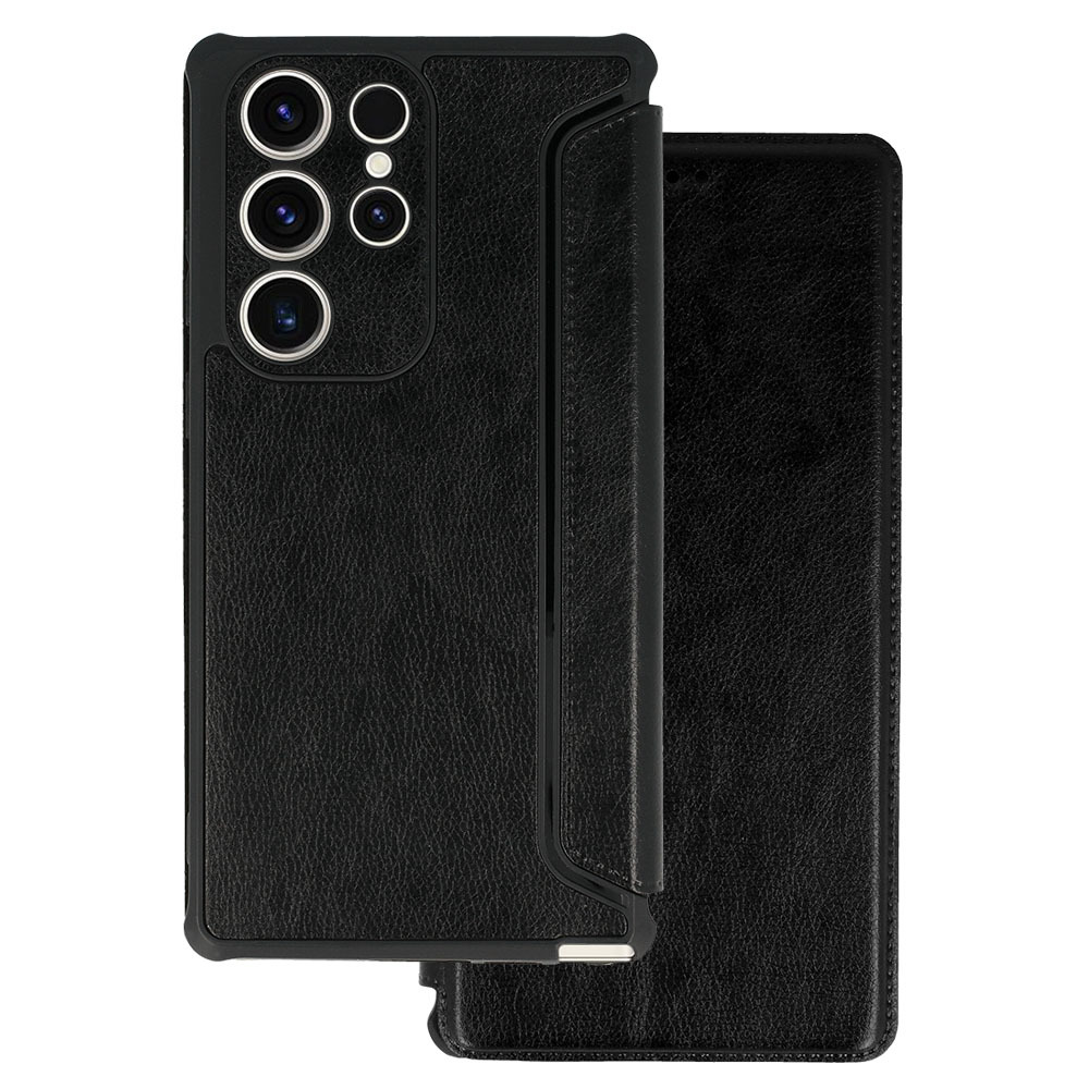 Razor Leather Läppäsuojakuori Xiaomi Redmi 12C/11A:lle musta