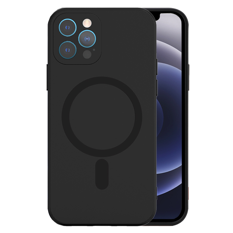 TEL PROTECT MagSilicone Case for Iphone 15 Pro Black