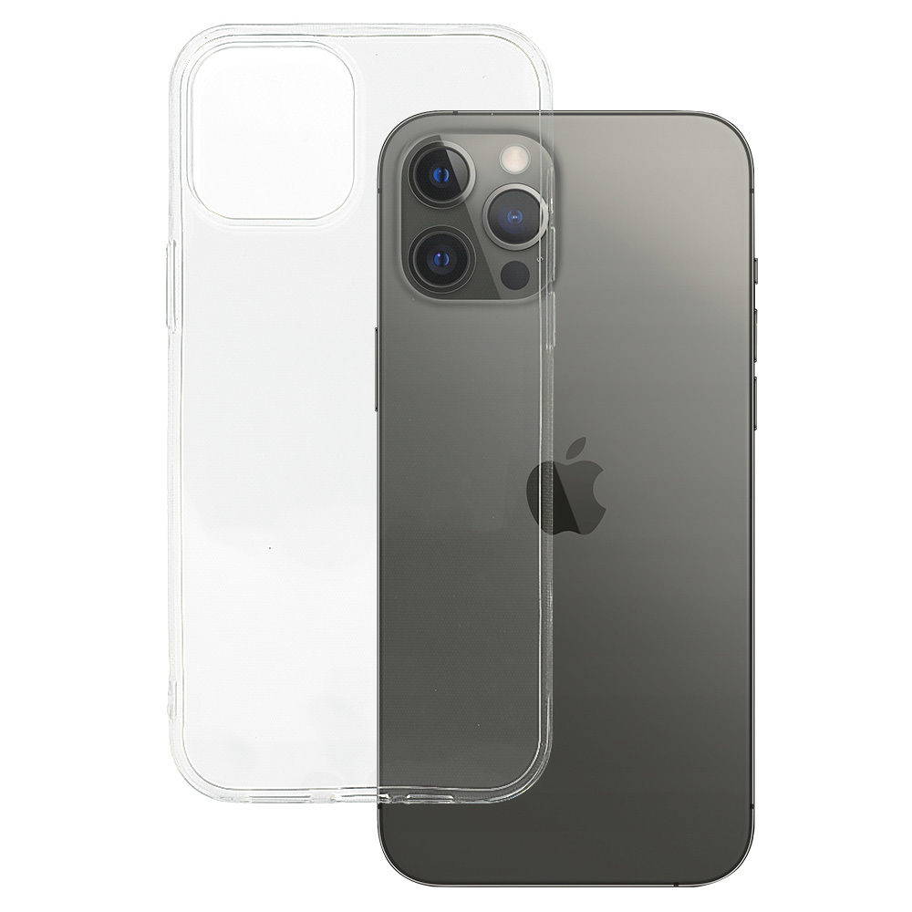 Ultra Clear 1mm Suojakuori iPhone 12 Pro Max:lle - läpinäkyvä
