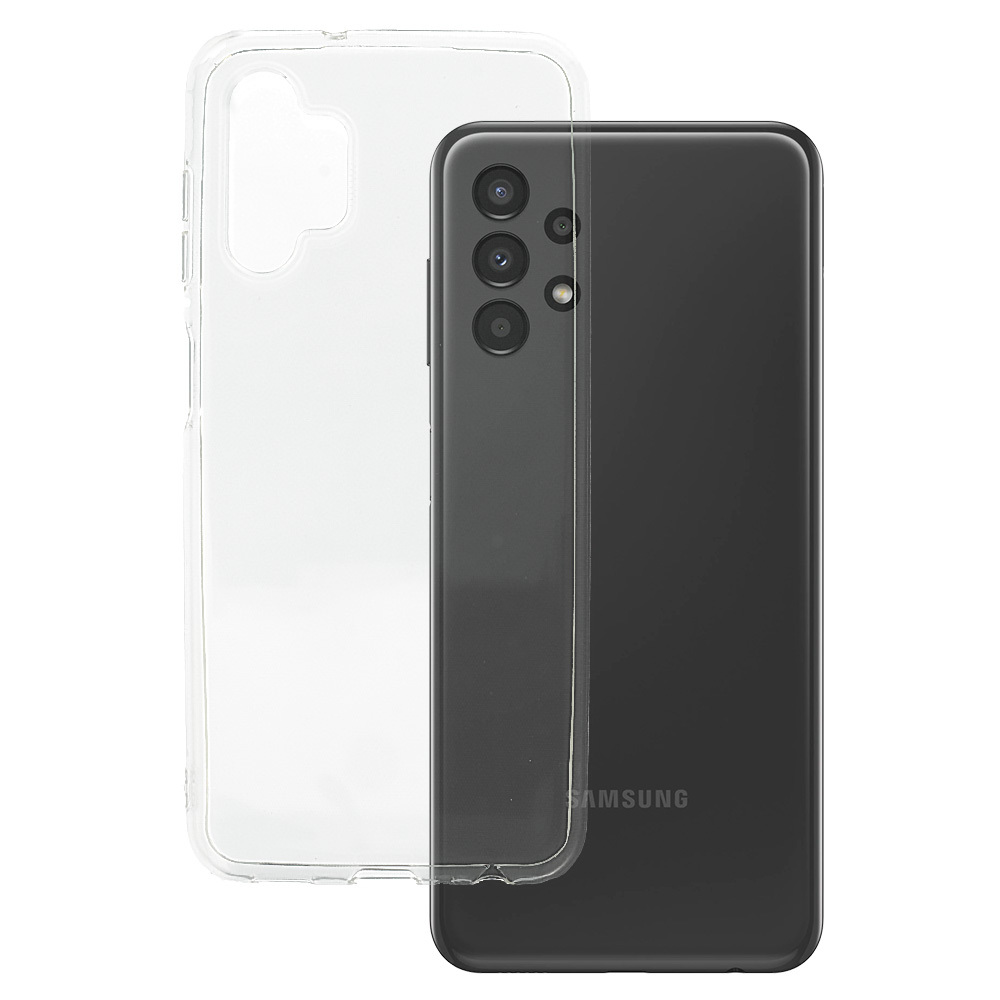 Ultra Clear 1mm Suojakuori Samsung Galaxy A13 4G:lle - läpinäkyvä