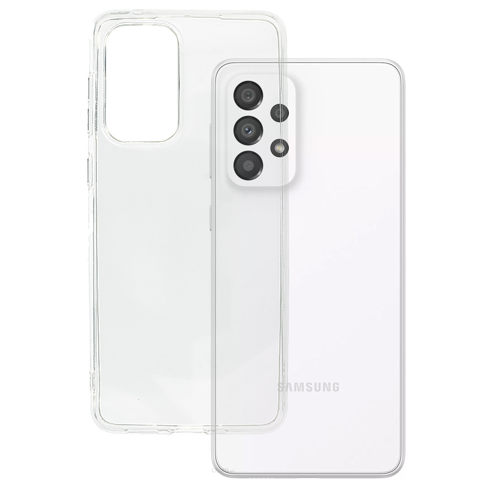 Ultra Clear 1mm Suojakuori Samsung Galaxy A33 5G:lle - läpinäkyvä
