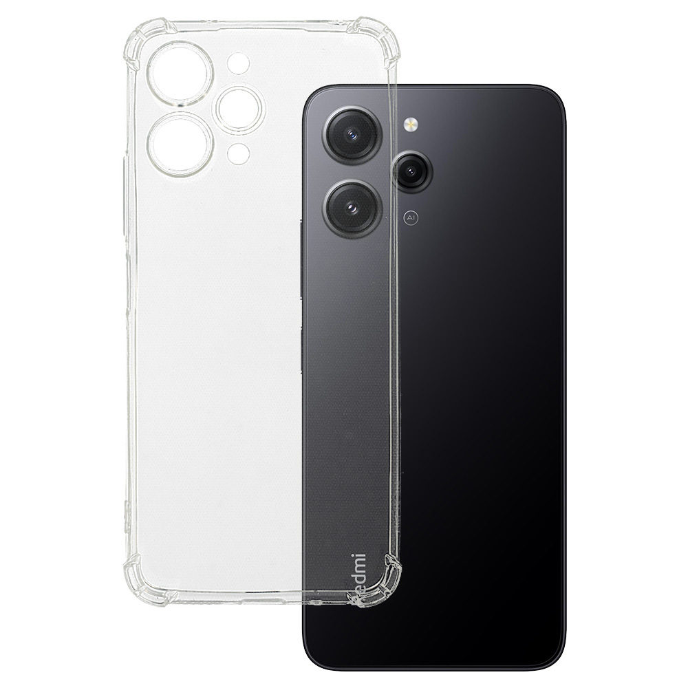 Clin Anti Shock 1,5mm Suojakuori Xiaomi Redmi 12:lle - läpinäkyvä
