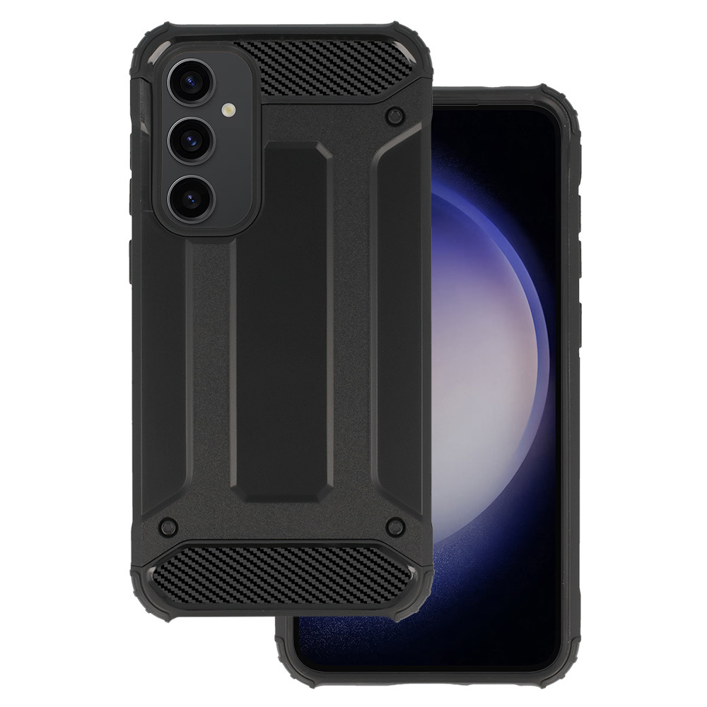 Armor Carbon Suojakuori Samsung Galaxy S23 FE:lle - musta