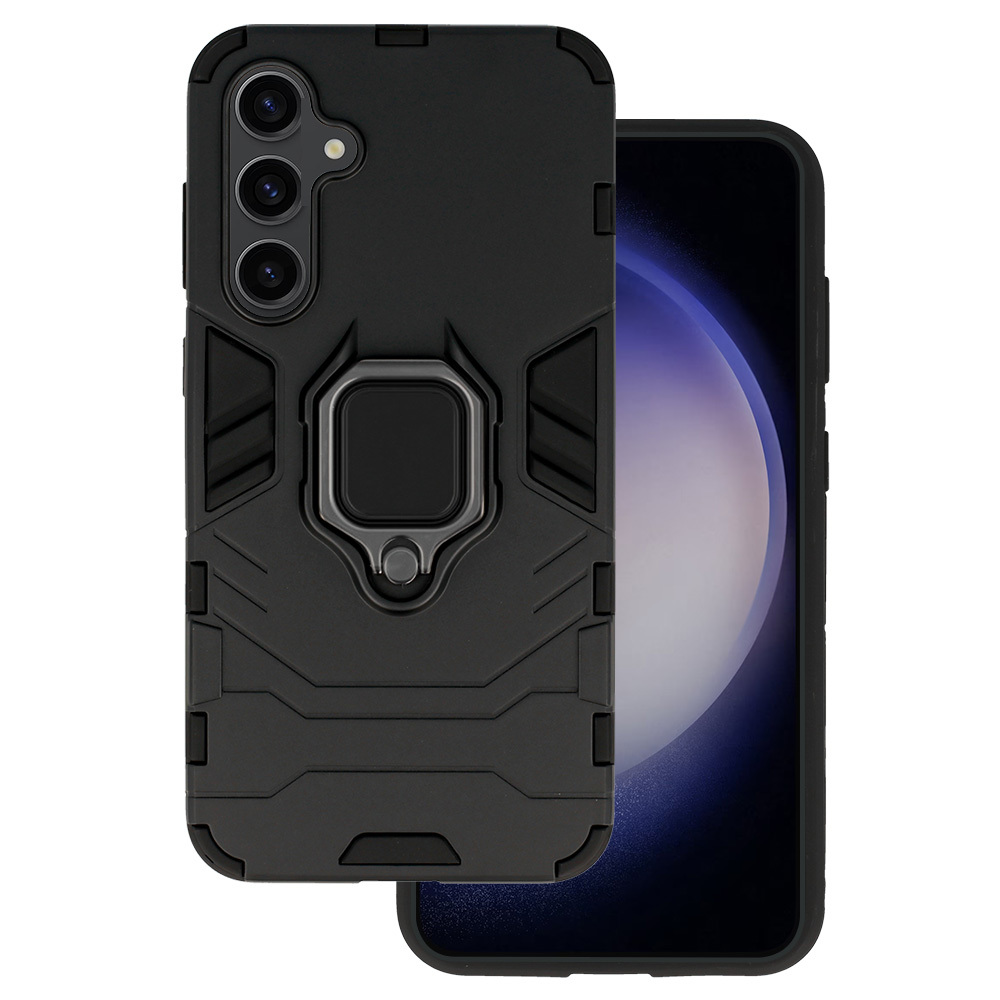Ring Armor Suojakuori Samsung Galaxy S23 FE:lle - musta