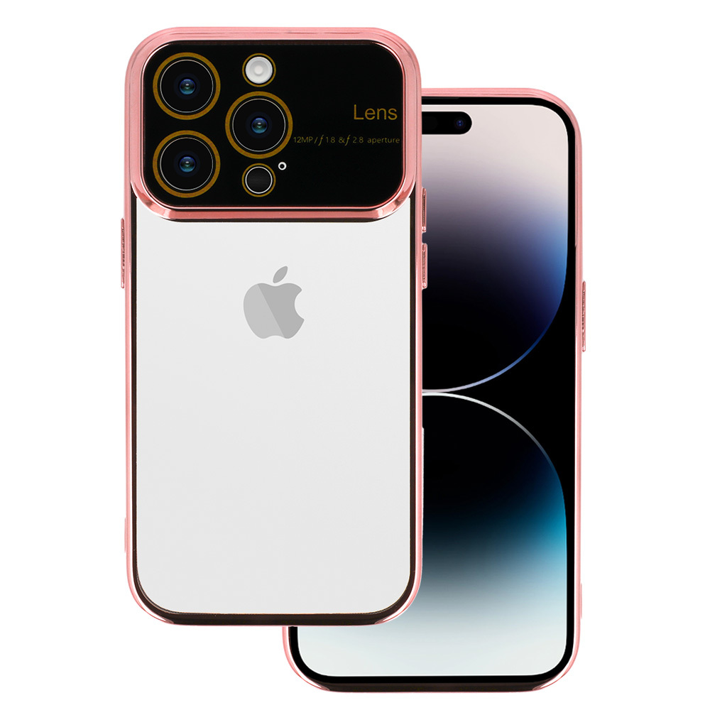 Electro Lens Suojakuori iPhone 13 Pro ruusukulta