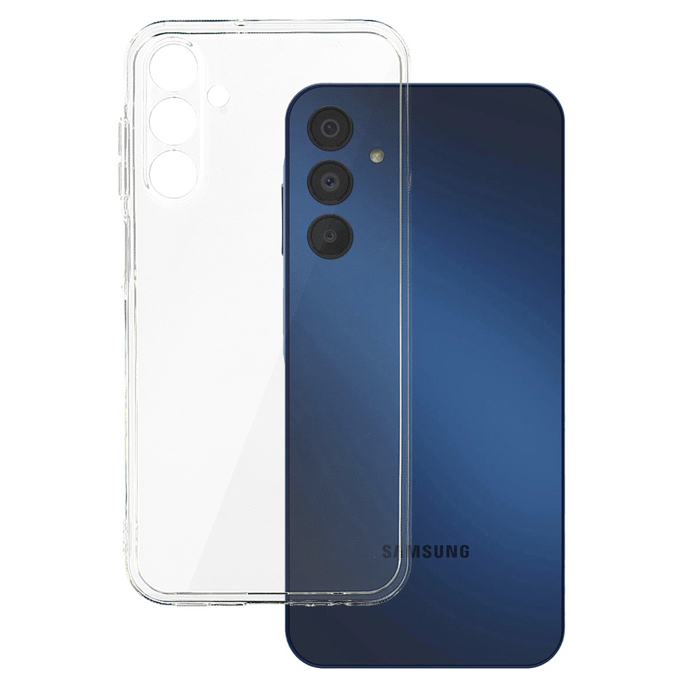Back Case 2mm Perfect Suojakuori SAMSUNG GALAXY A15 4G/5G:lle läpinäkyvä