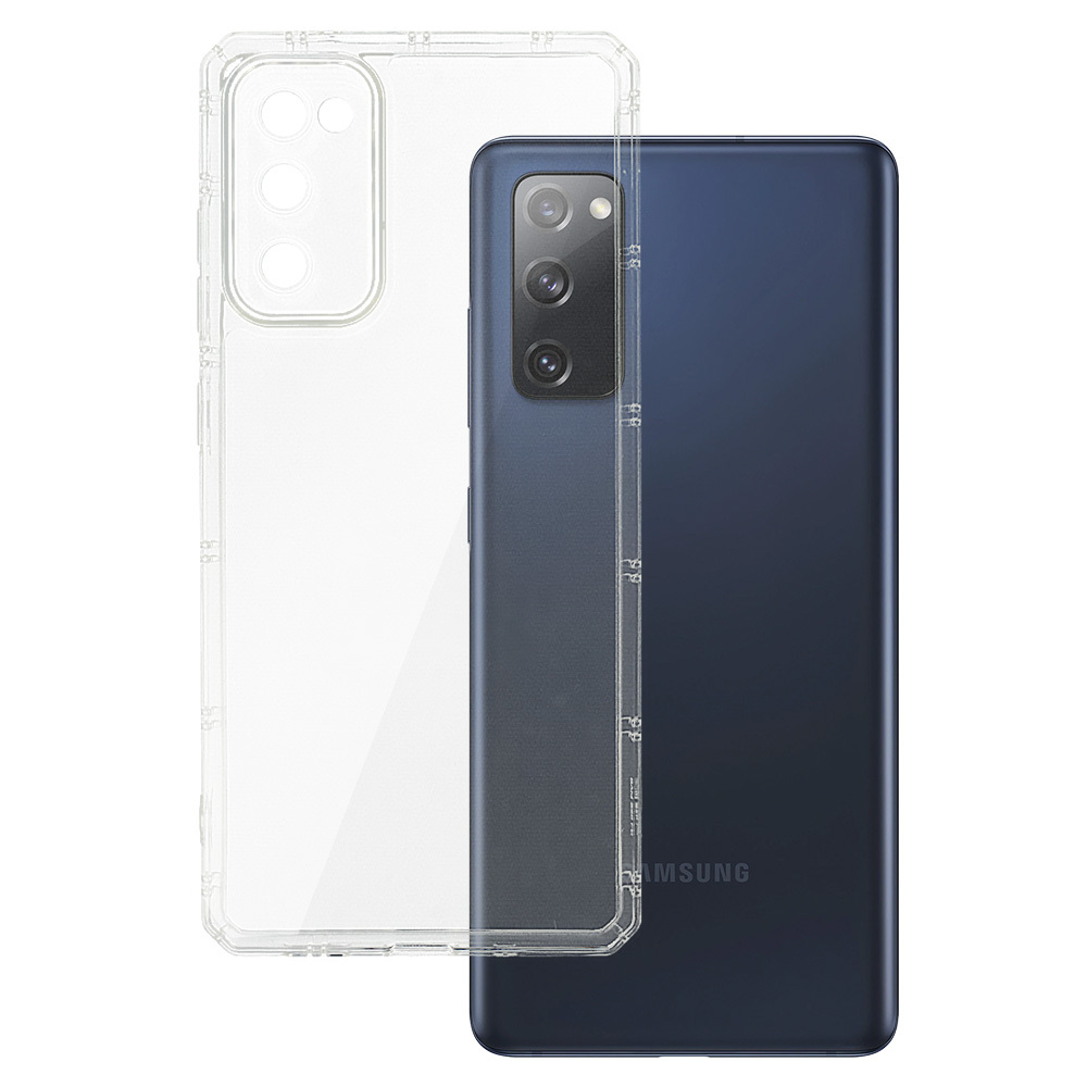 Armor Antishock Suojakuori Samsung Galaxy S20 FE:lle läpinäkyvä