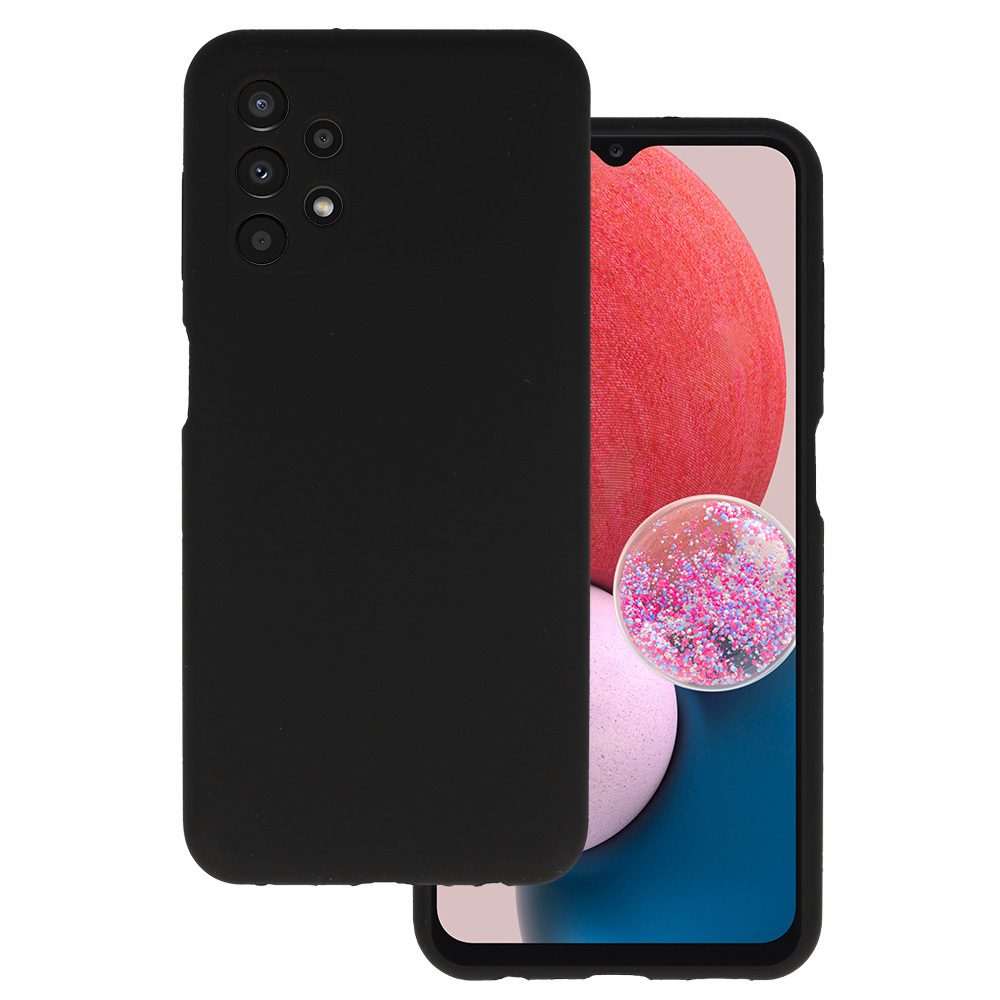 Silicone Lite kuori Samsung Galaxy A13 4G musta