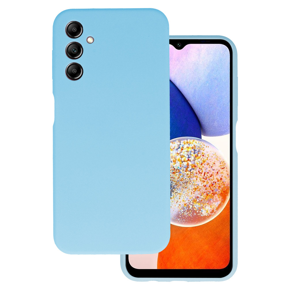 Silicone Lite Suojakuori Samsung Galaxy A14 4G/5G - vaaleansininen