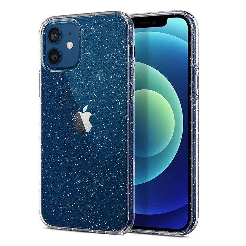 Crystal Glitter Suojakuori Samsung Galaxy A35 5G:lle - hopeinen