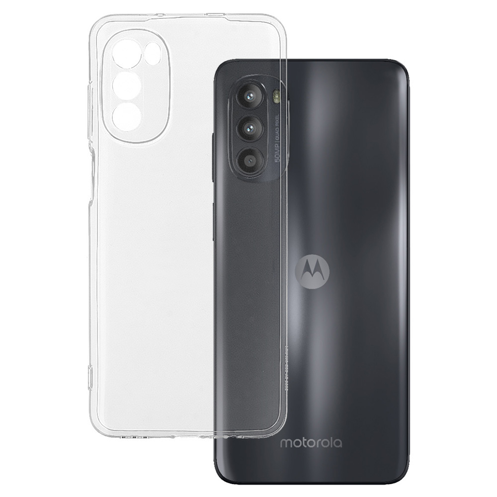 Ultra Clear 1mm Suojakuori Motorola Moto G52/G71S/G82:lle - läpinäkyvä
