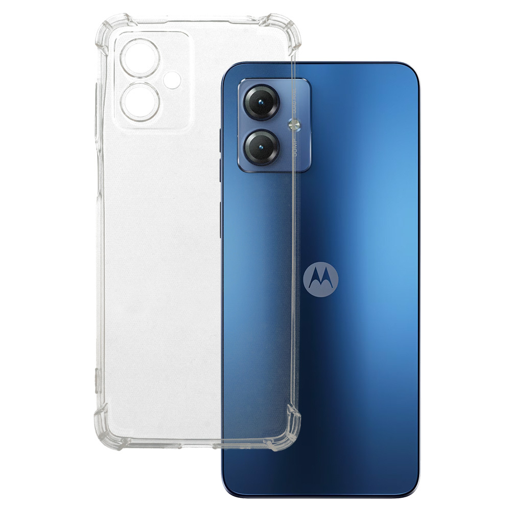 Clin Anti Shock 1.5mm Suojakuori Motorola Moto G14:lle - läpinäkyvä
