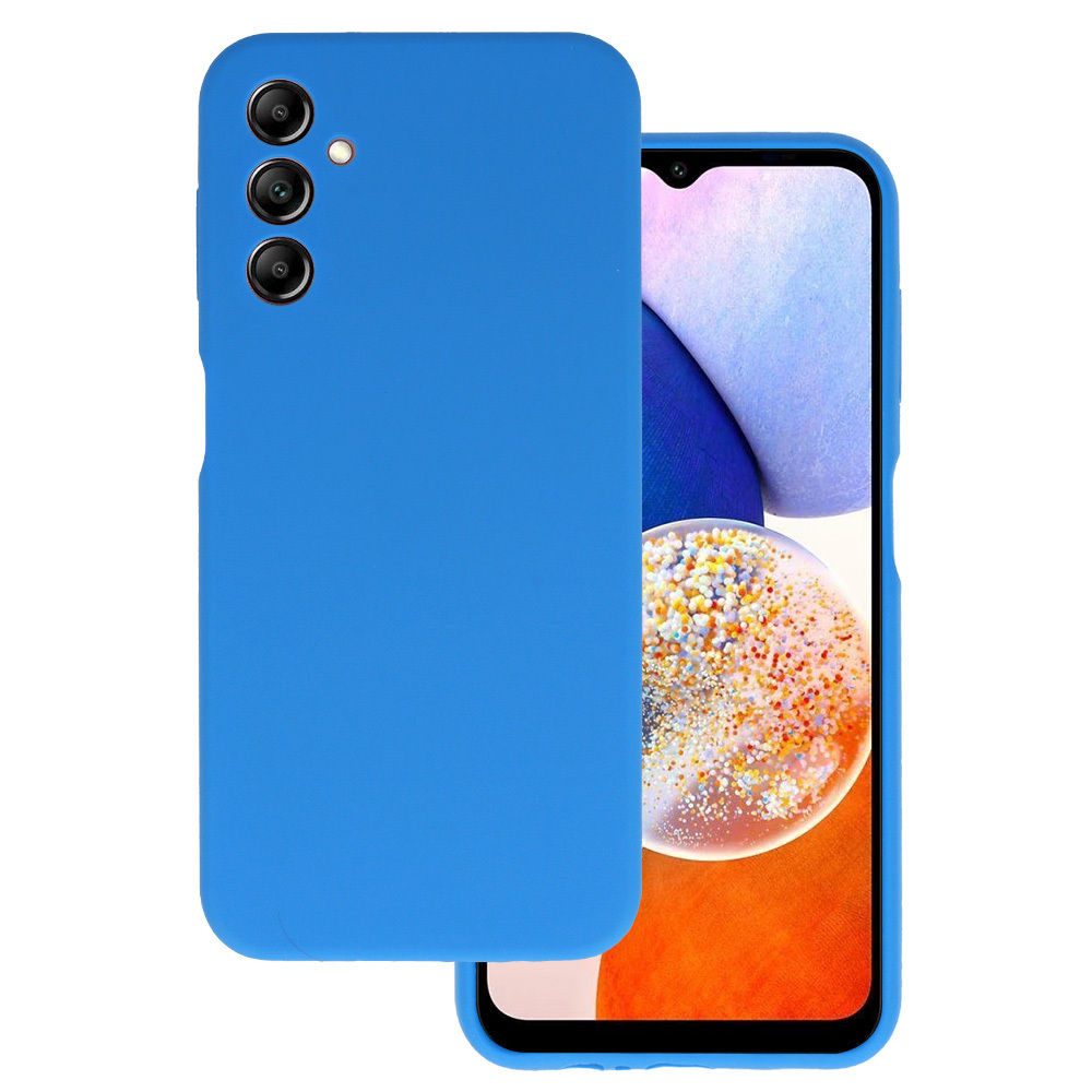 Silicone Lite Suojakuori Samsung Galaxy M34 5G:lle - sininen