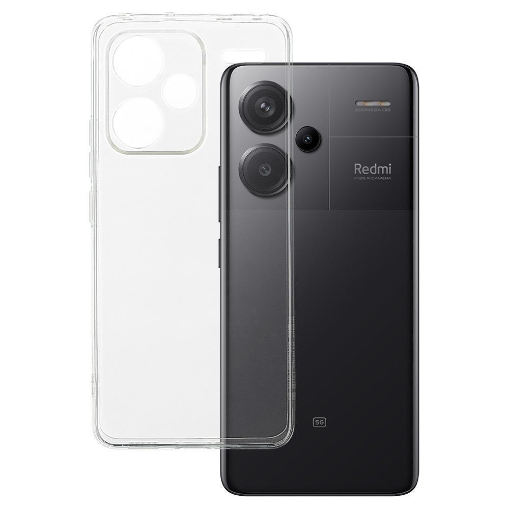 Ultra Clear 1mm Suojakuori Xiaomi Redmi Note 13 Pro Plus 5G:lle - läpinäkyvä
