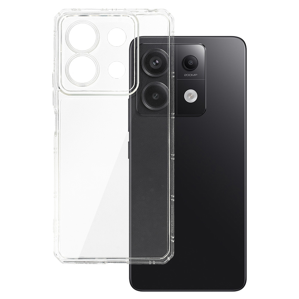 Armor Antishock Suojakuori Xiaomi Redmi Note 13 Pro 5G:lle - läpinäkyvä