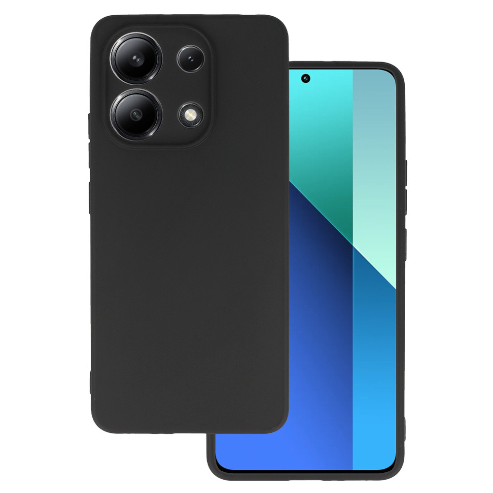 Back Case Matt Suojakuori Xiaomi Redmi Note 13 4G:lle - musta