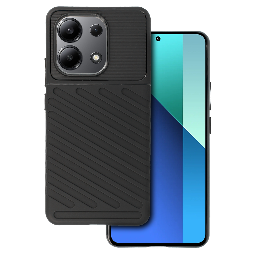 Thunder Suojakuori Xiaomi Redmi Note 13 4G:lle - musta
