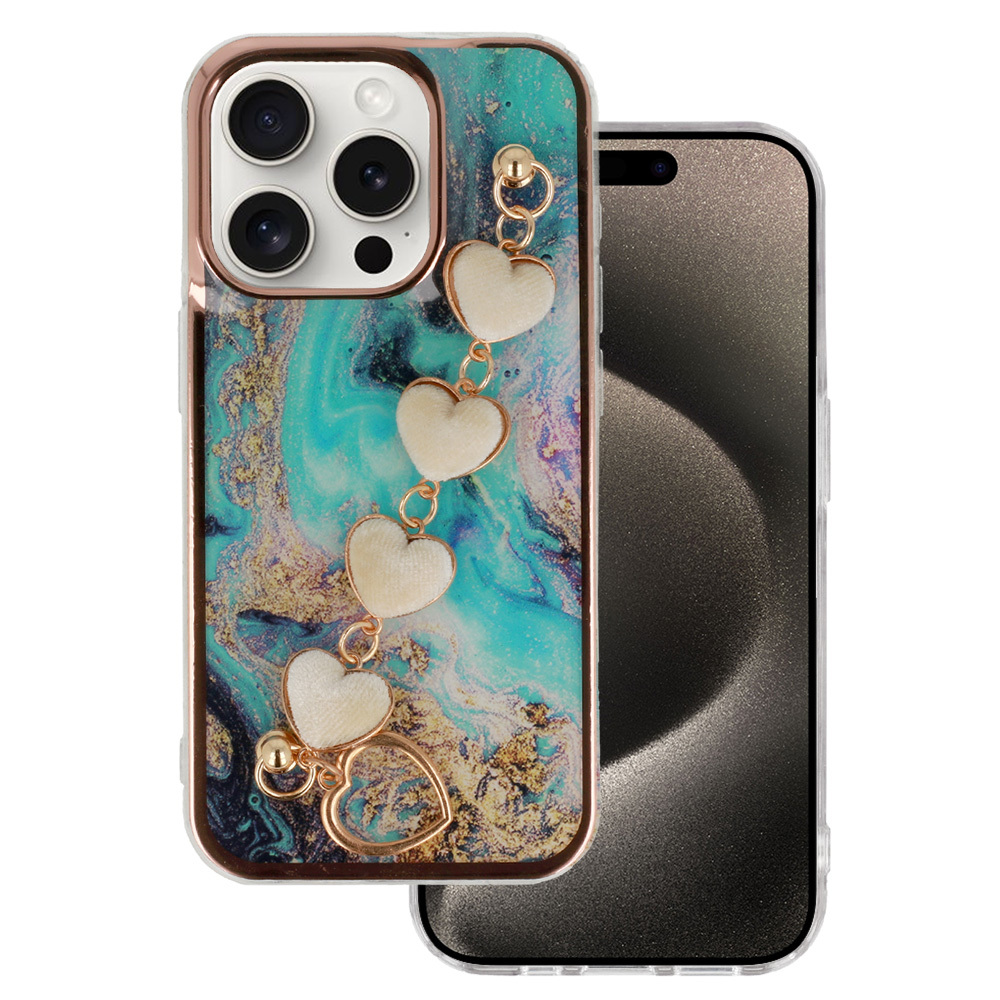 Trend Suojakuori iPhone 15 Pro:lle - malli 6 sininen