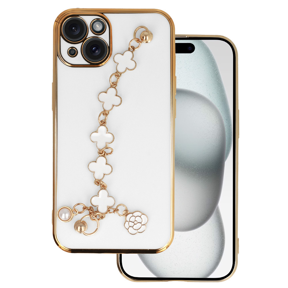 Trend Suojakuori iPhone 15 Plus:lle - malli 3 valkoinen
