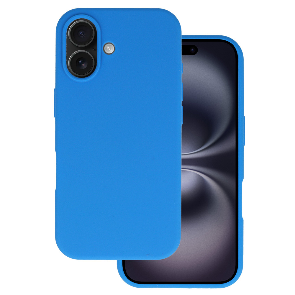 Silicone Lite Suojakuori iPhone 16:lle - sininen