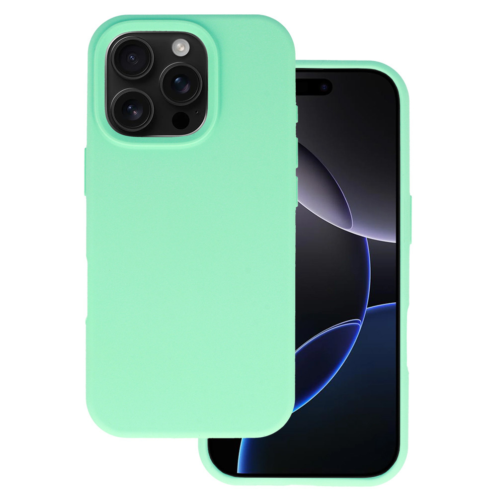 Silicone Lite Suojakuori iPhone 16 Pro:lle - minttu