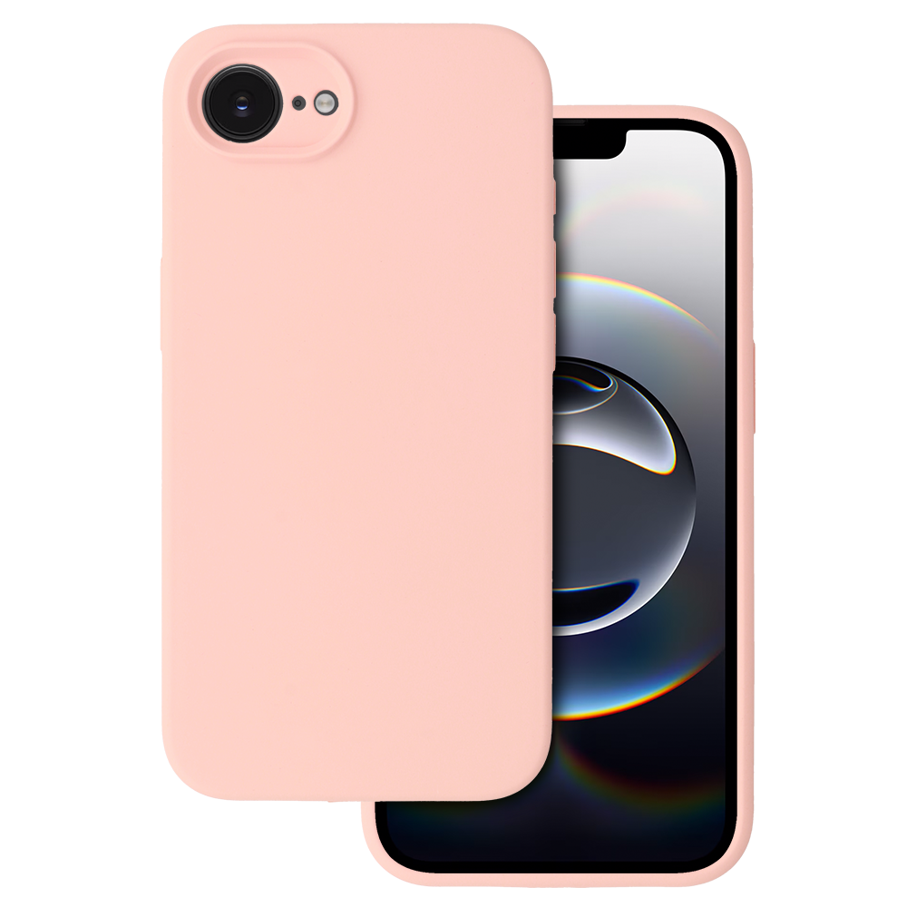 Silicone Lite Suojakuori iPhone 16e:lle - persikka