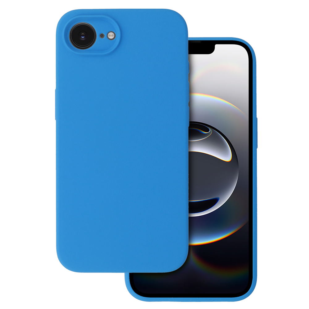Silicone Lite Suojakuori iPhone 16e:lle - sininen