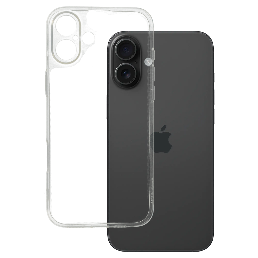 Ultra Clear 1mm Suojakuori iPhone 16 Plus:lle - läpinäkyvä