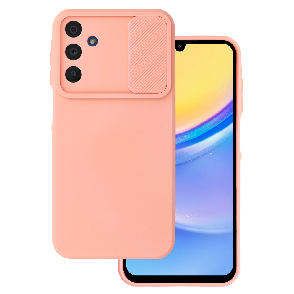 Camshield Soft Samsung Galaxy A15 4G/5G lohenpunainen