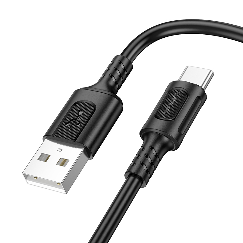 Borofone kaapeli BX111 Feliz (m) - USB - Type C - 3A 1 metri musta
