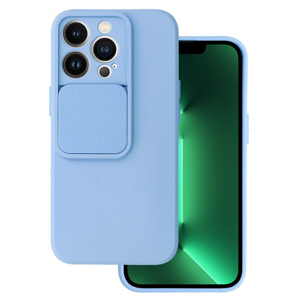 Camshield Soft Suojakuori iPhone 13 Pro:lle vaaleansininen