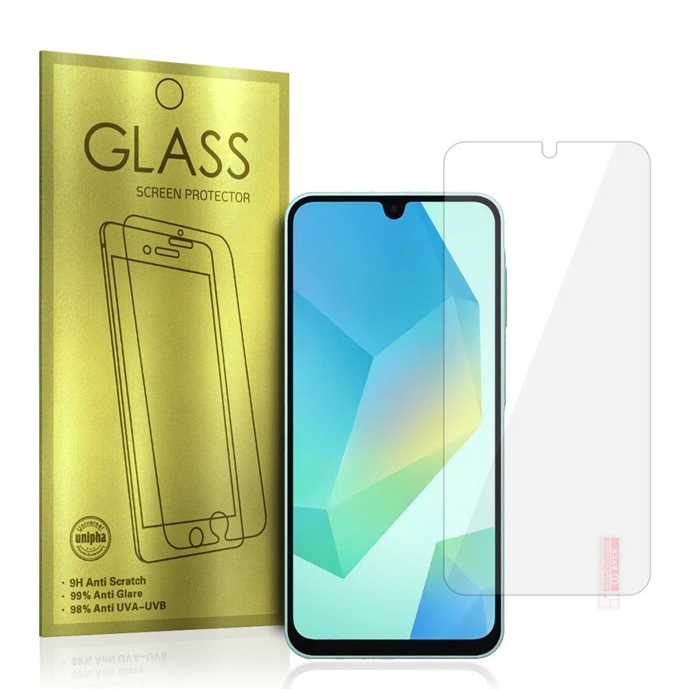 Karkaistu lasi kultainen SAMSUNG GALAXY A16 4G - 5G - A17 5G - A26 5G - M16 5G - M36 5G:lle