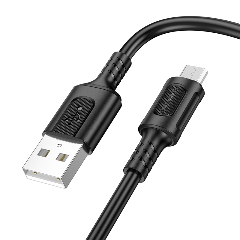 Borofone kaapeli BX111 Feliz - USB - Micro USB - 2,4A 1 m musta