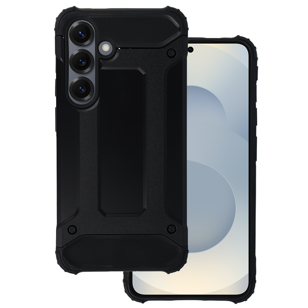 Armor Carbon Suojakuori Samsung Galaxy S25:lle musta