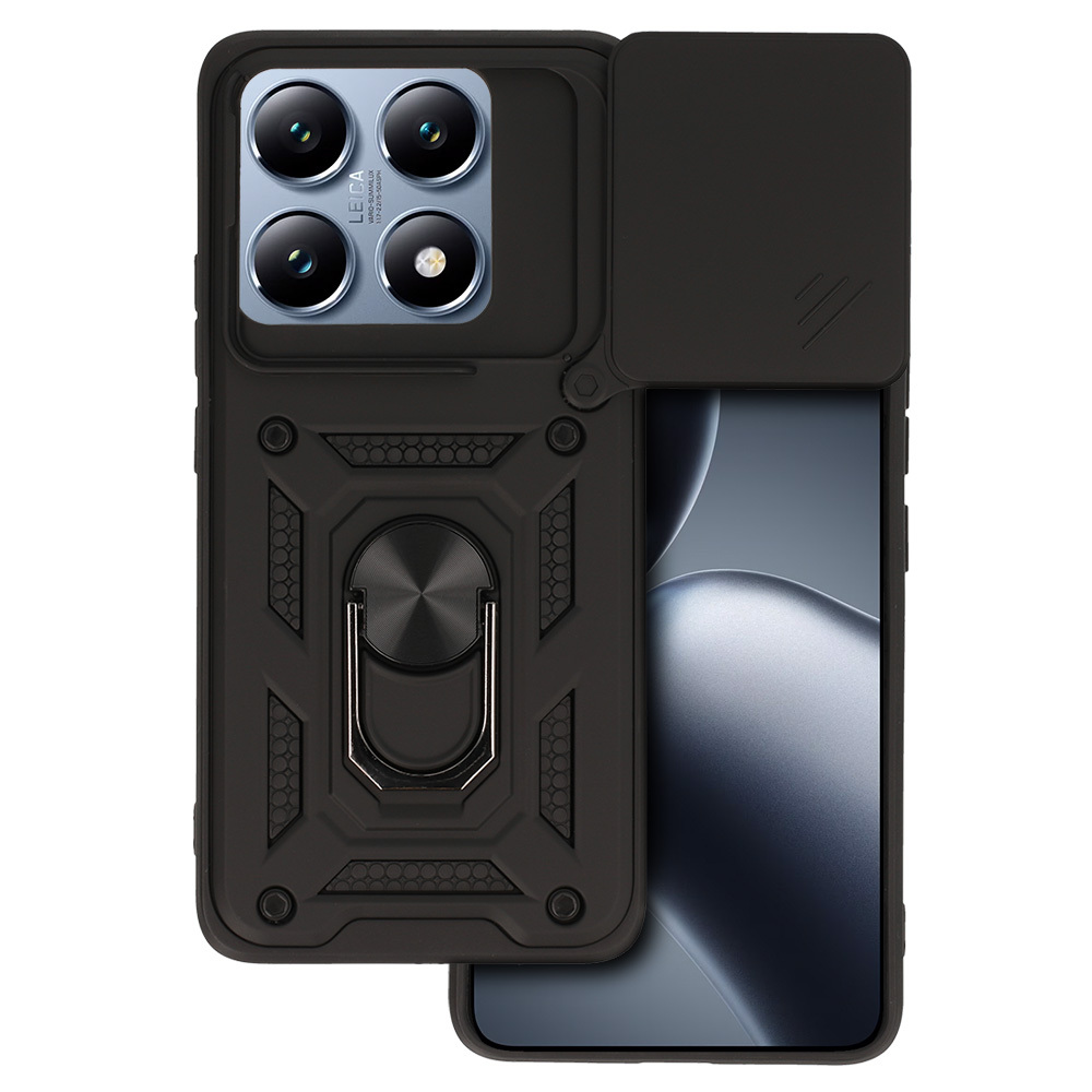 Slide Camera Armor Case for Xiaomi 14T Black