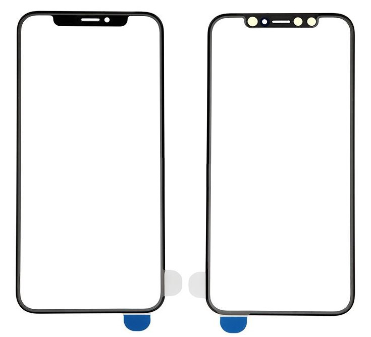 Apple iPhone X/XS LCD-näyttölasi musta OCA:lla V2 ORG
