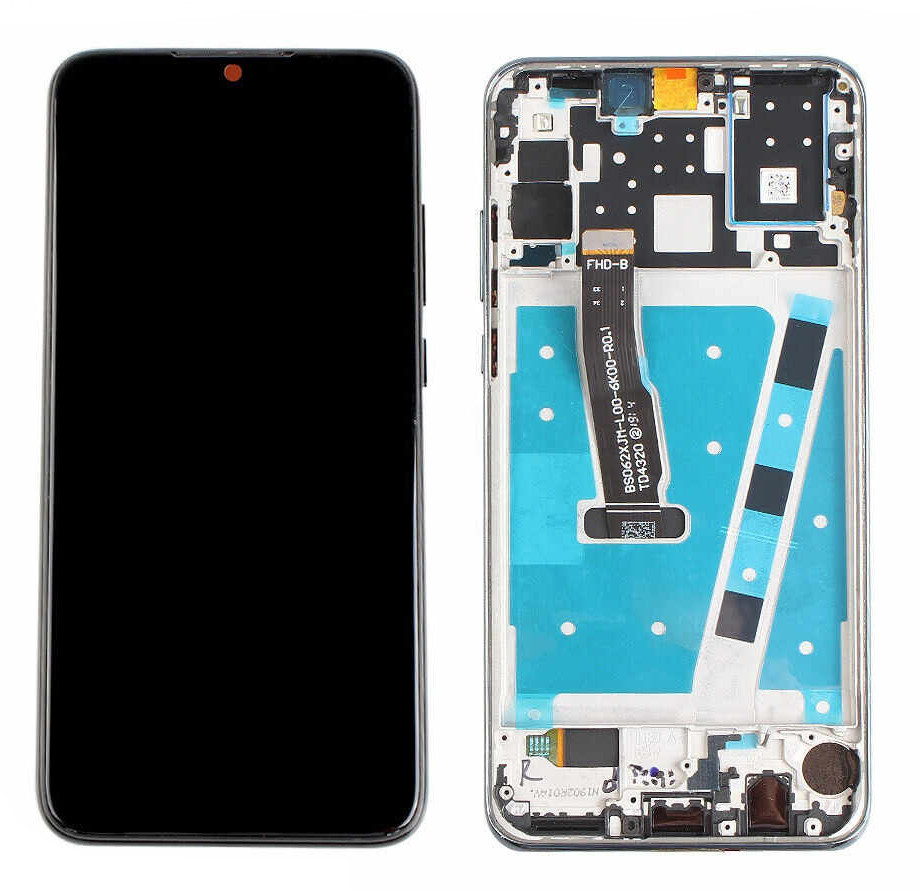 LCD screen Huawei P30 Lite with touch screen and frame black ORG