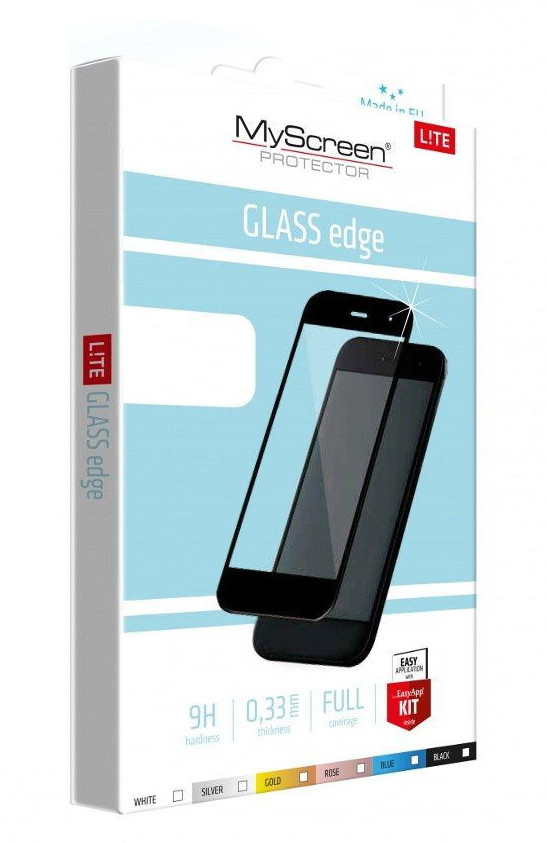 Karkaistu lasi MyScreen Lite Edge Full Glue Samsung A426 A42/A025 A02s/A035 A03/A037 A03s musta