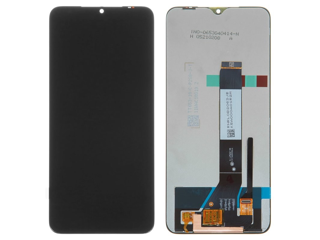 LCD-näyttö Xiaomi Redmi 9T/Poco M3/Redmi Note 9 4G kosketusnäytöllä musta ORG