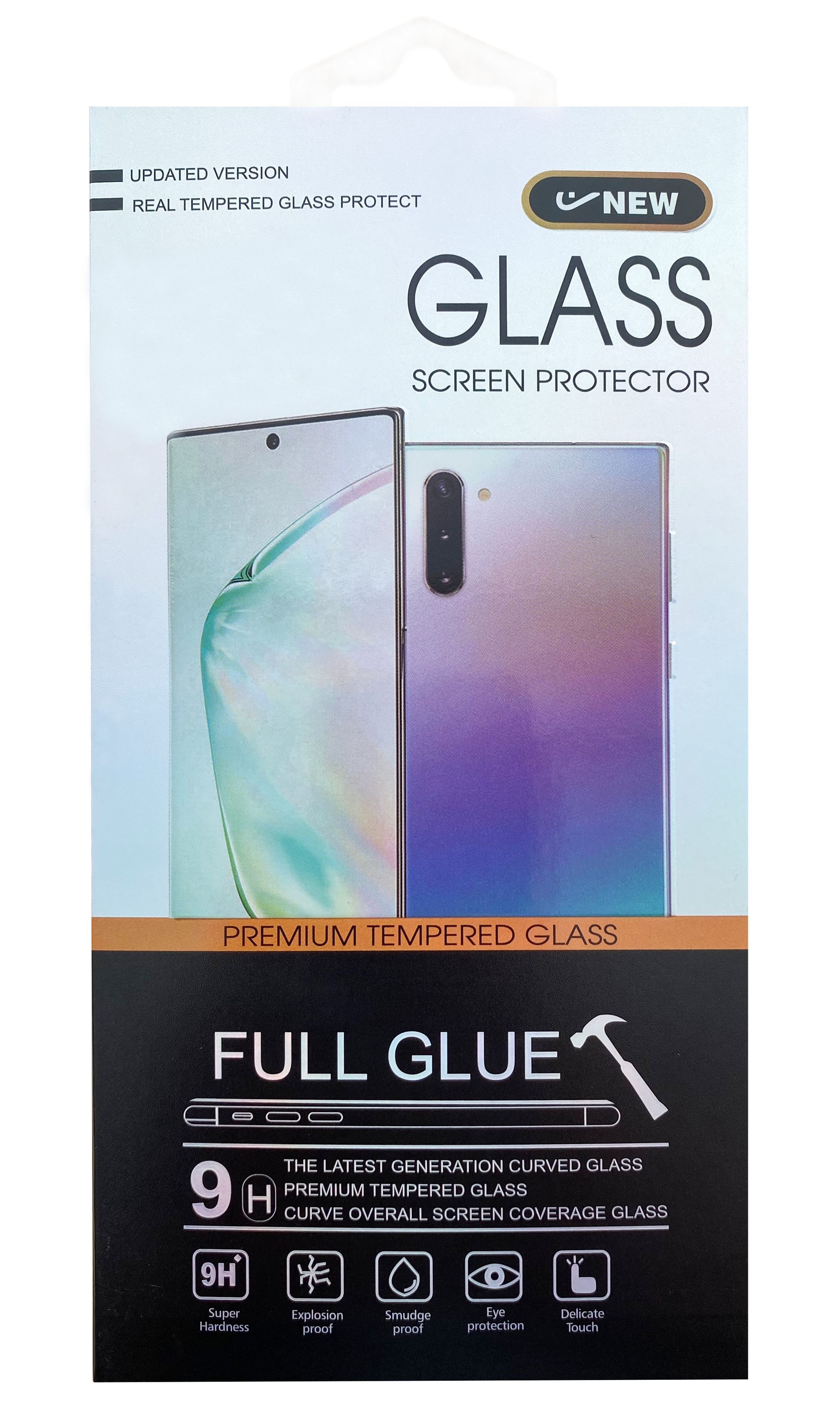 Tempered glass 5D Cold Carving Samsung A125 A12 curved black