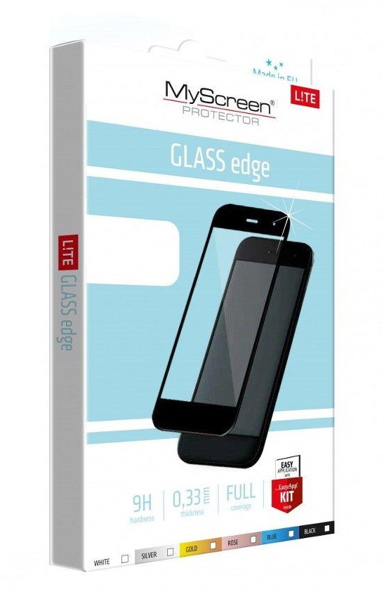 Karkaistu lasi MyScreen Diamond Lite Edge Full Glue Samsung A025 A02s/A035 A03/A037 A03s musta