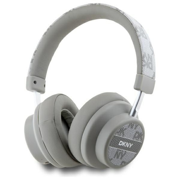 DKNY DKBHM2PCSHLE Bluetooth on-ear -kuulokkeet, Checkered Pattern, beiget