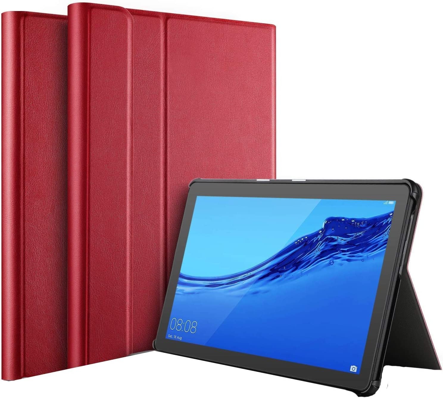 Case Folio Cover Samsung X200/X205 Tab A8 10.5 2021 red