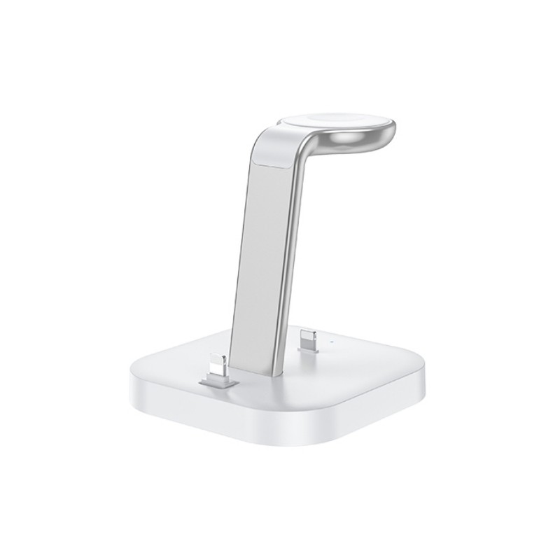 Wireless charger Hoco CW43 Graceful 3-in-1 white
