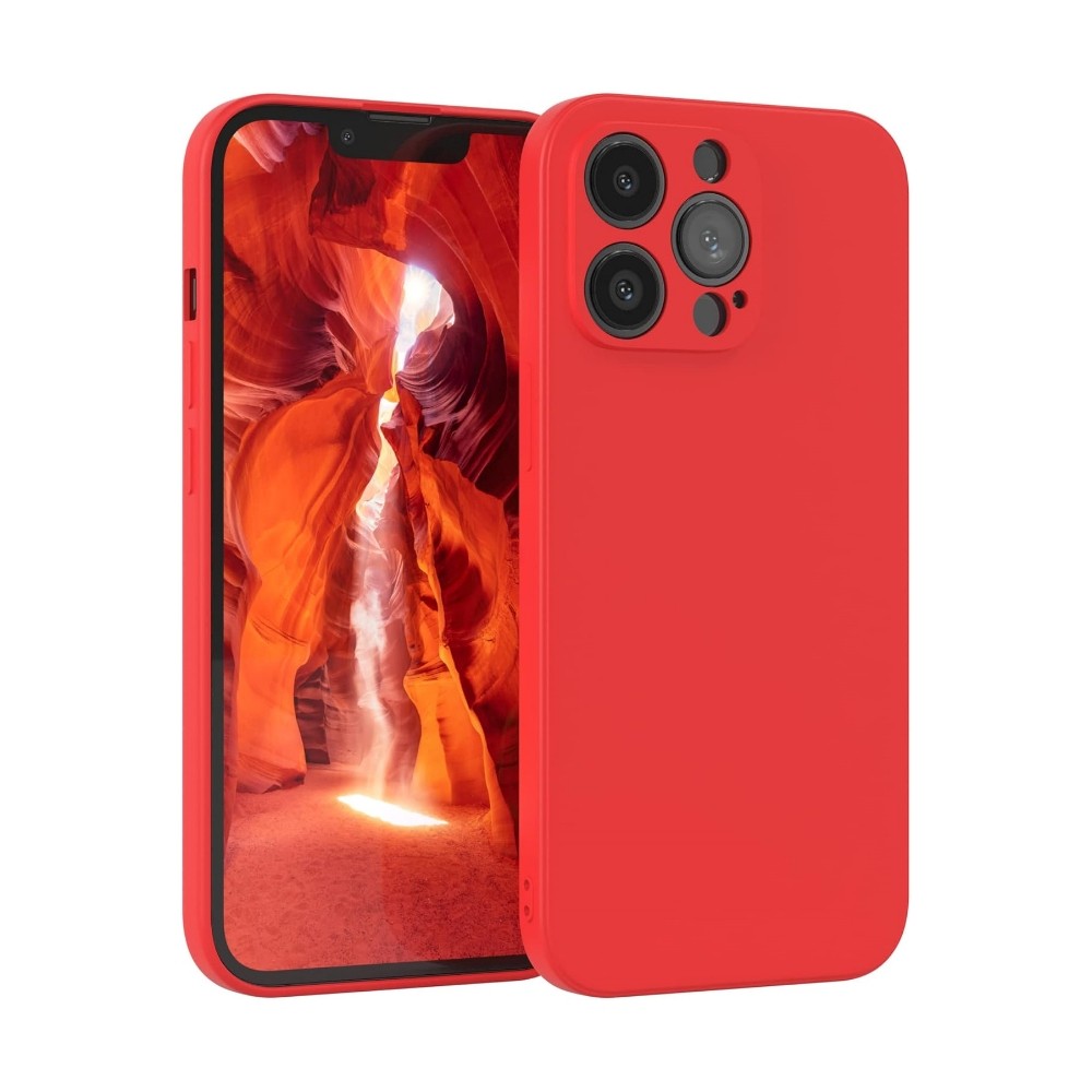 Case Liquid Silicone 1.5mm Xiaomi Poco X5 5G red
