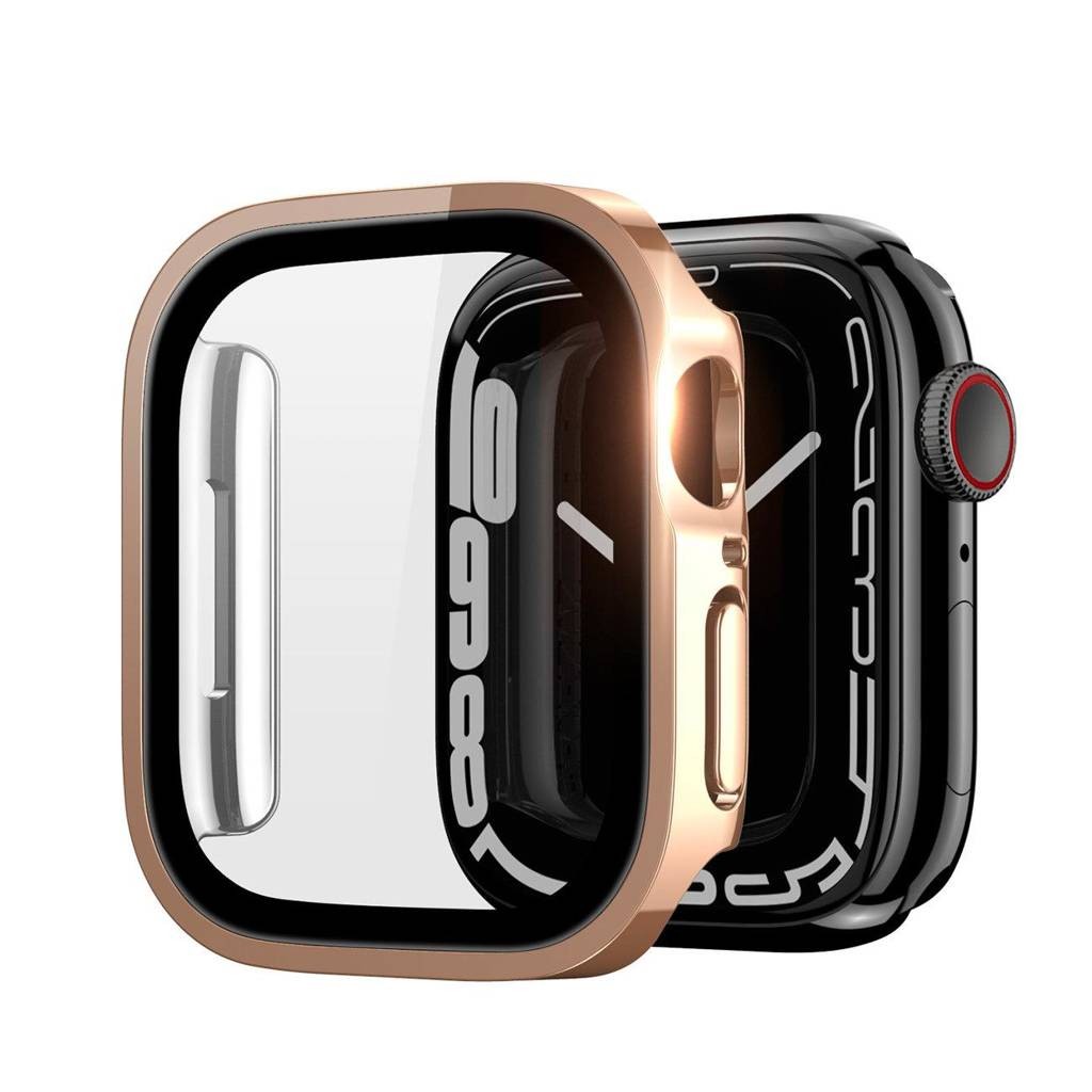 Dux Ducis Hamo karkaistu lasisuojakuori Apple Watch 45mm vaaleanpunainen