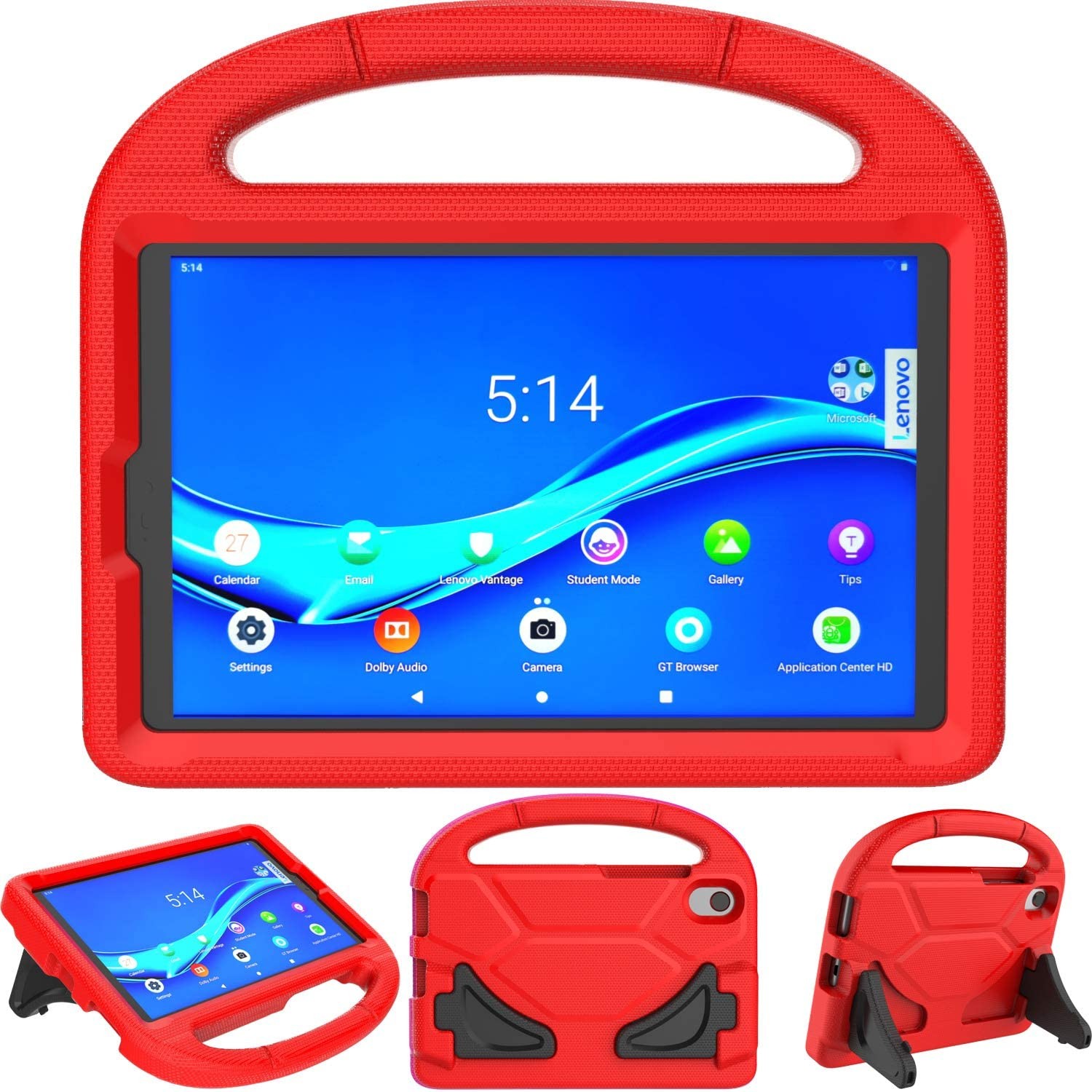 Shockproof Kids -suojakuori Samsung Tab A9 Plus 11.0 / Tab A11 Plus 11.0 punainen