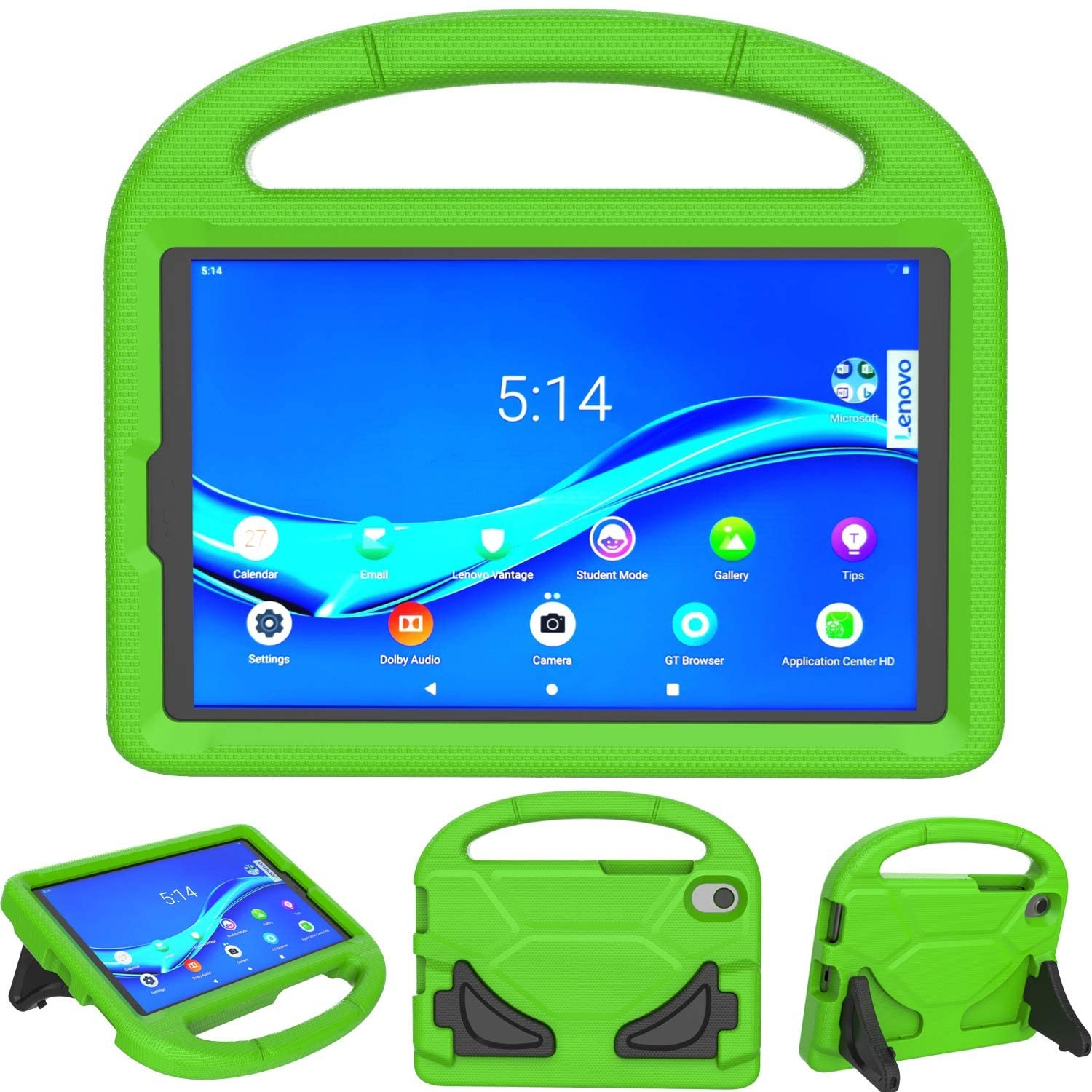 Shockproof Kids -suojakuori Samsung Tab A9 Plus 11.0 / Tab A11 Plus 11.0 vihreä